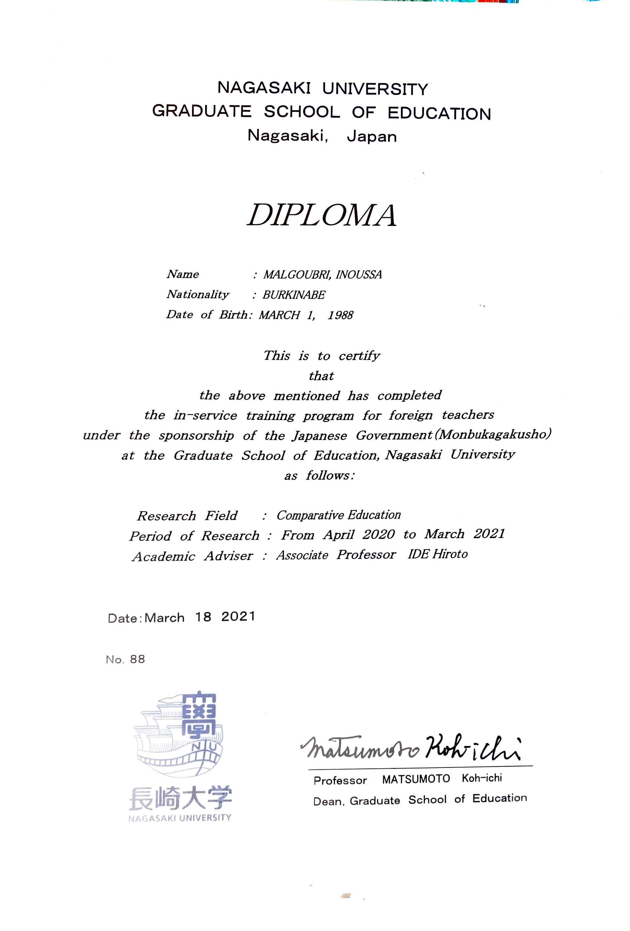 Graduate Diploma