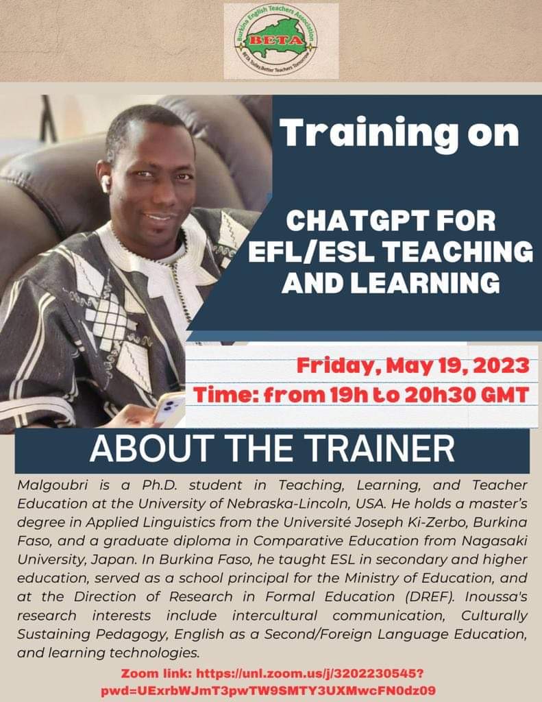 Teacher workshop in Burkina Faso