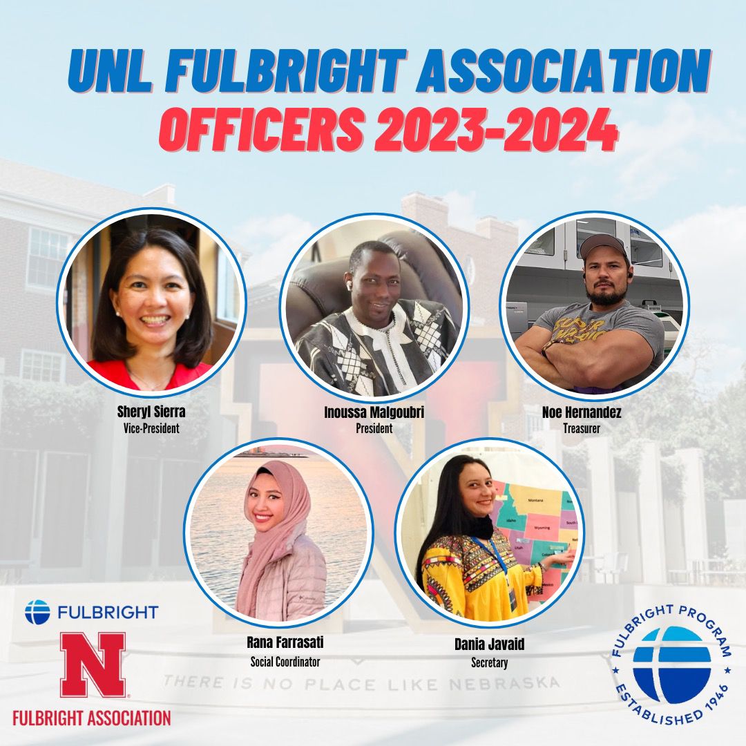 University of Nebraska-Lincoln Fulbright Association Officers 2023-2024