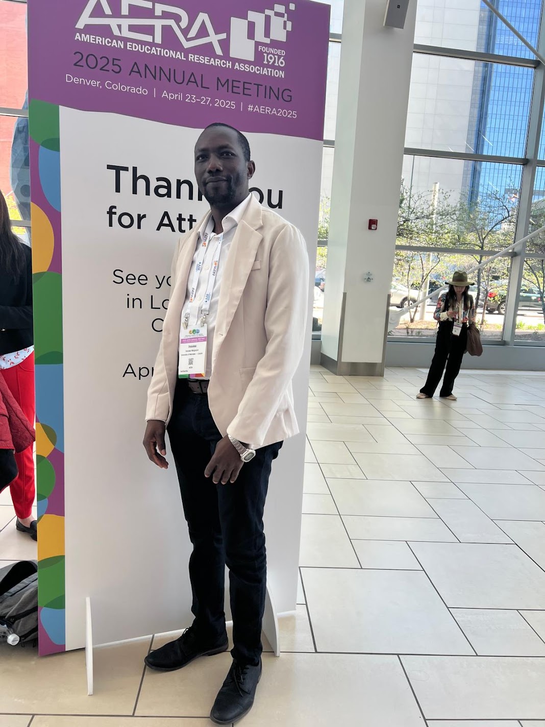 Dr. Inoussa Malgoubri at AERA 2025 Conference
